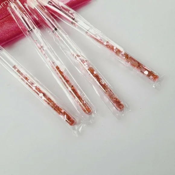 Sephora Glamierre Pink Luxe Glitter Eye Makeup Brush Set‎ - Picture 2 of 5